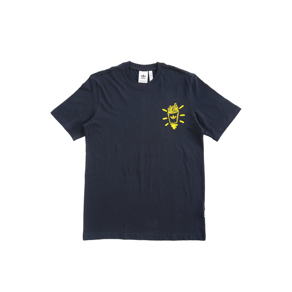 ADIDAS ORIGINALS BURGER GRAPHIC T-SHIRT – NAVY