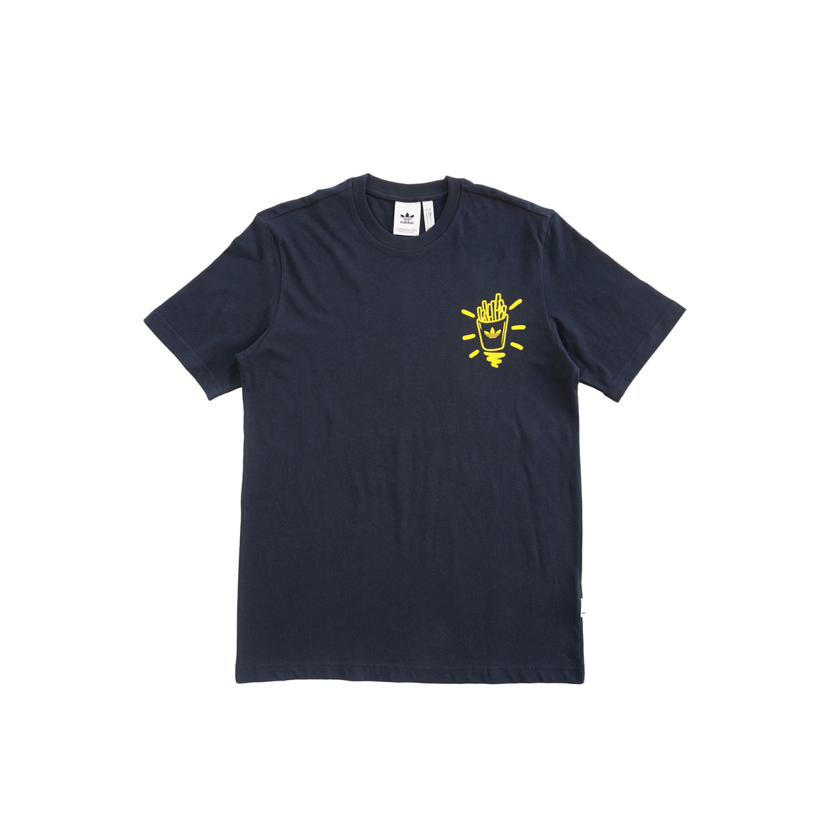 ADIDAS ORIGINALS BURGER GRAPHIC T-SHIRT – NAVY
