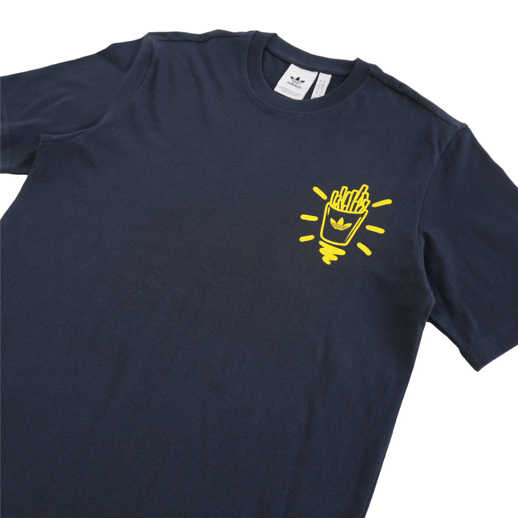 ADIDAS ORIGINALS BURGER GRAPHIC T-SHIRT – NAVY