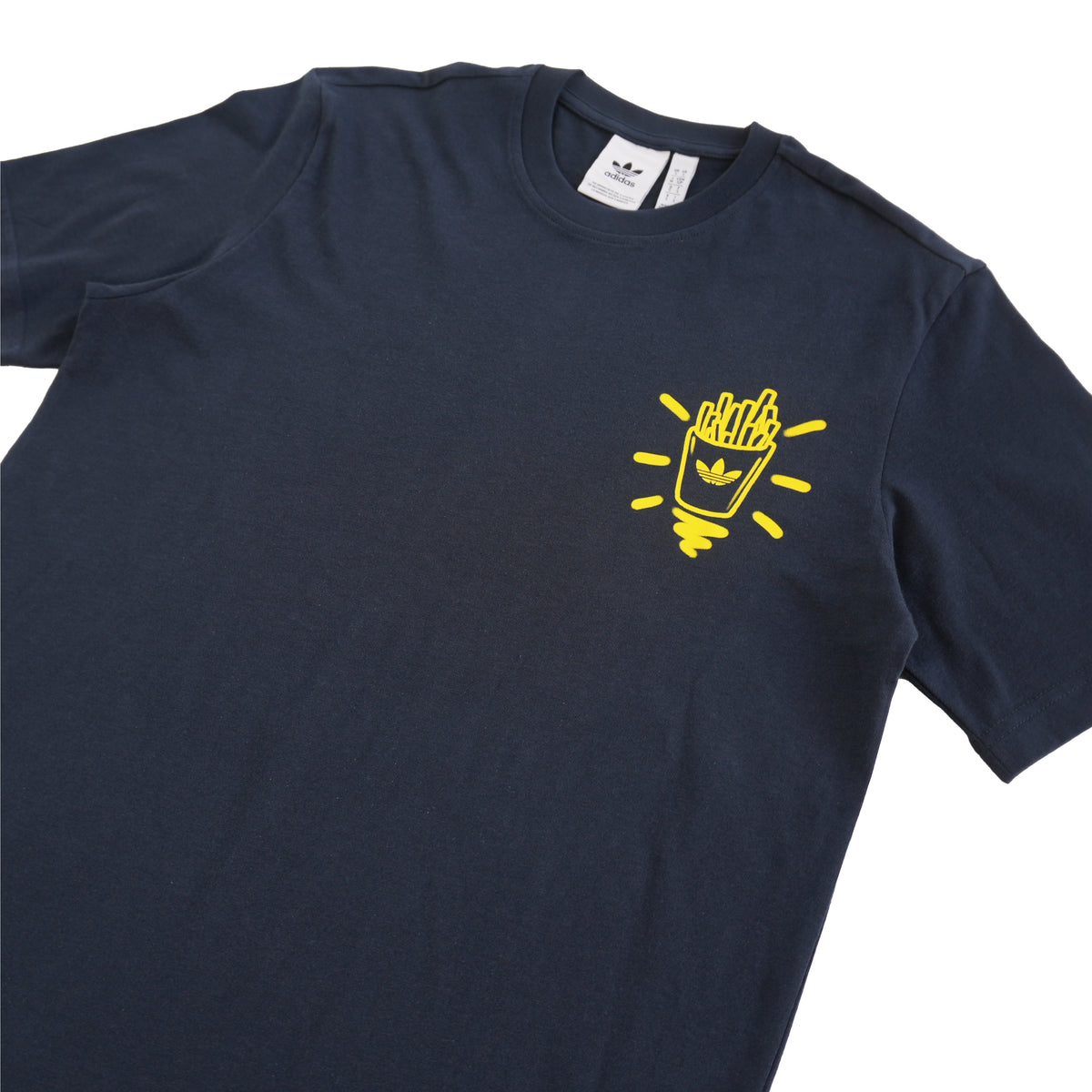 ADIDAS ORIGINALS BURGER GRAPHIC T-SHIRT – NAVY