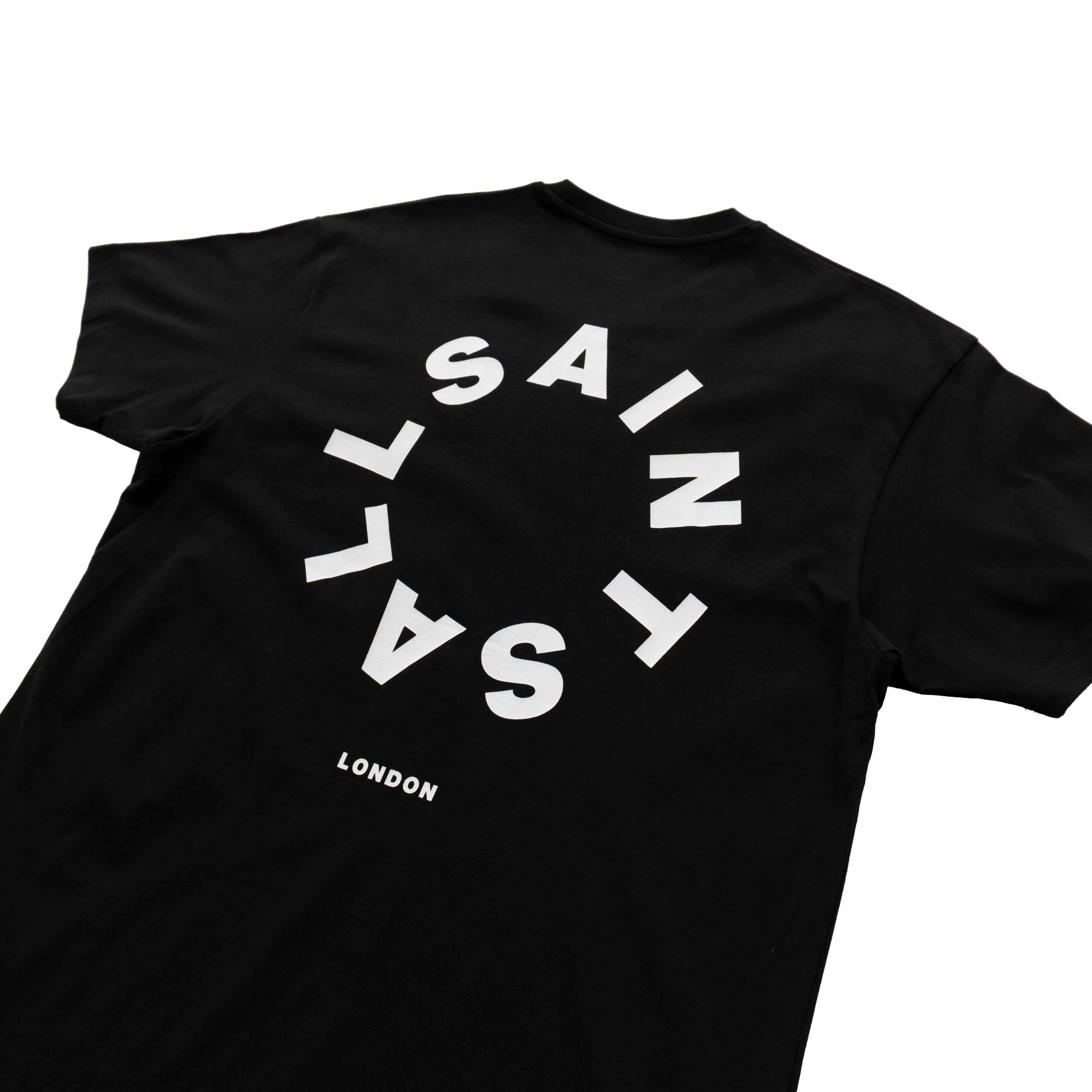 ALLSAINTS CIRCLE LOGO GRAPHIC T-SHIRT - BLACK