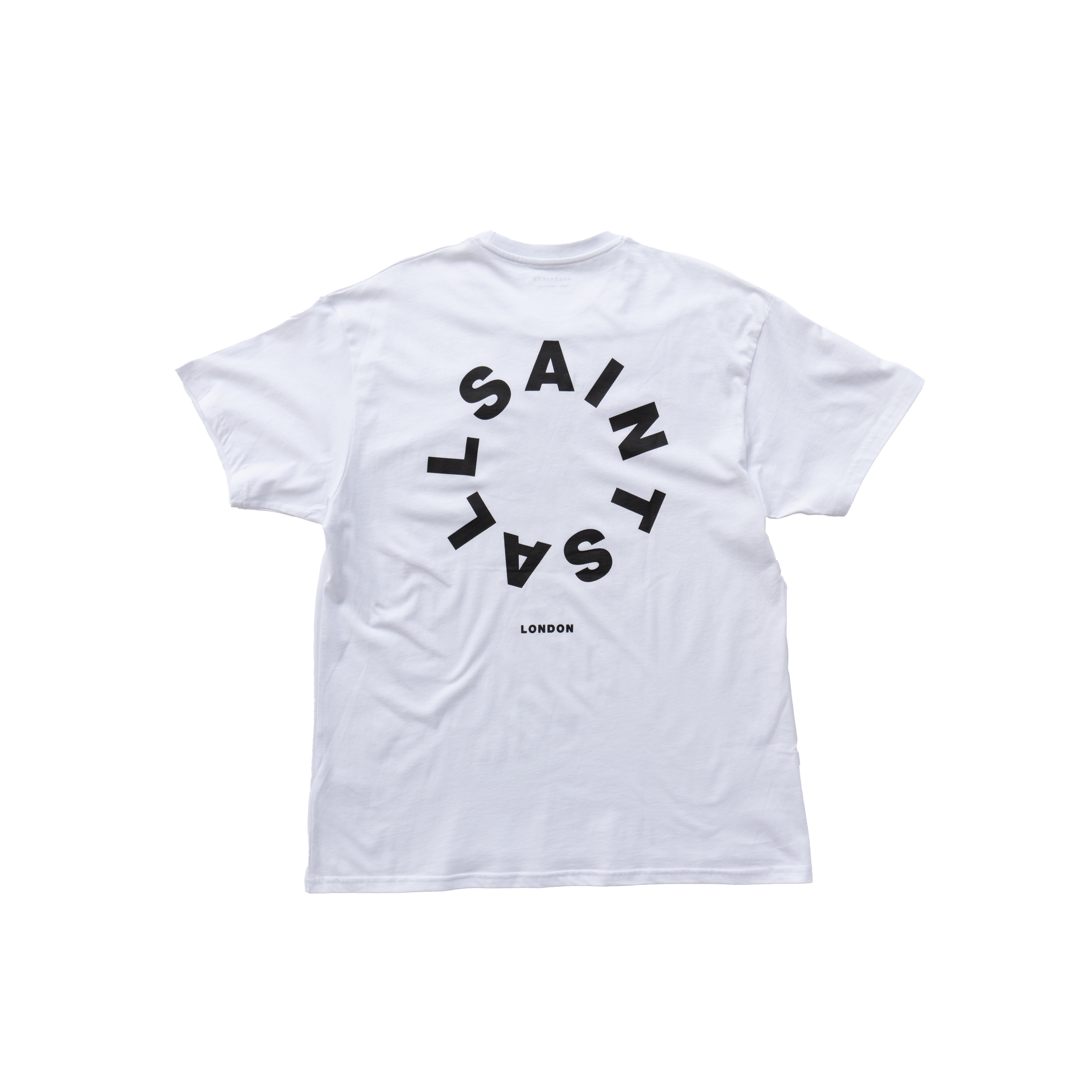 ALLSAINTS CIRCLE LOGO GRAPHIC T-SHIRT - WHITE