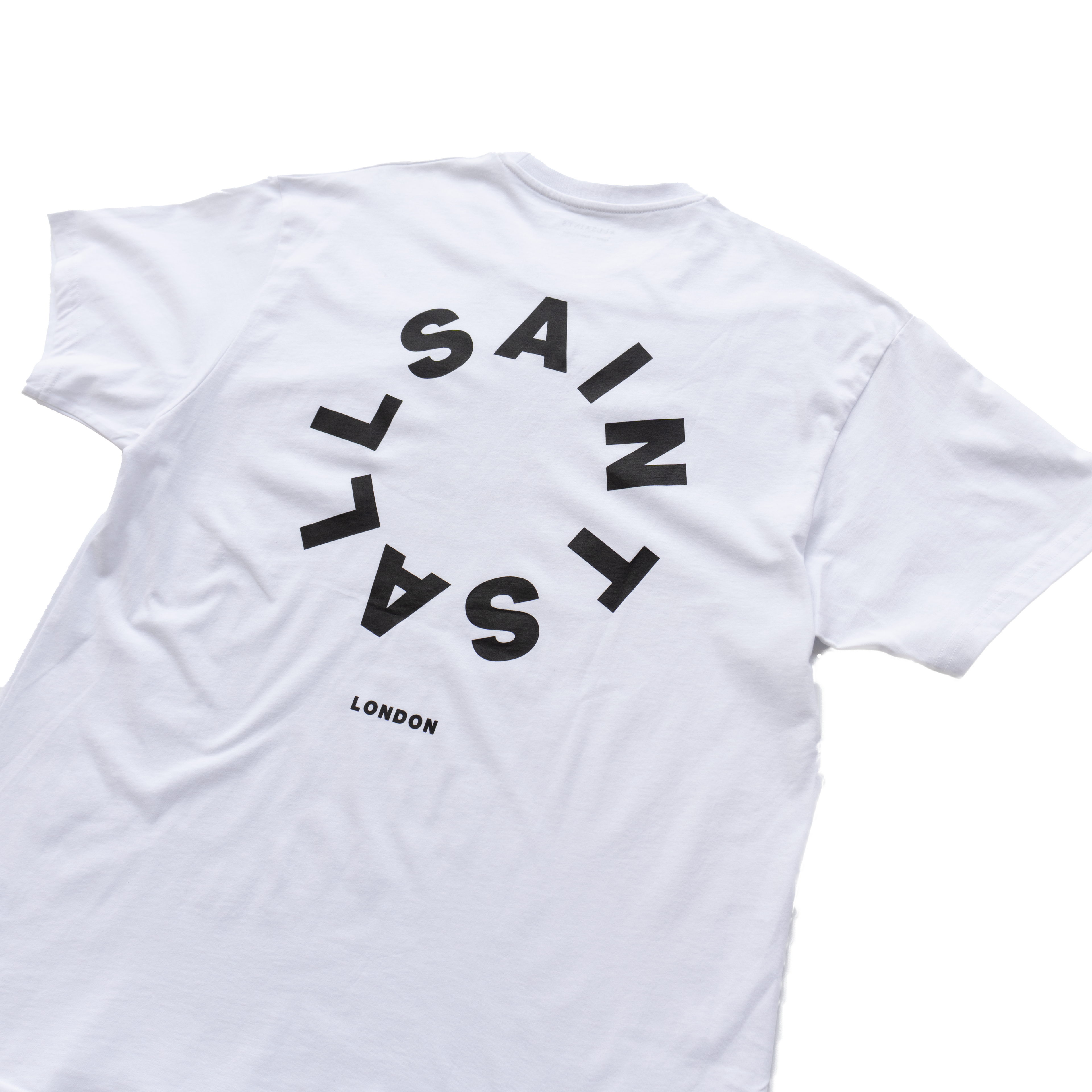 ALLSAINTS CIRCLE LOGO GRAPHIC T-SHIRT - WHITE