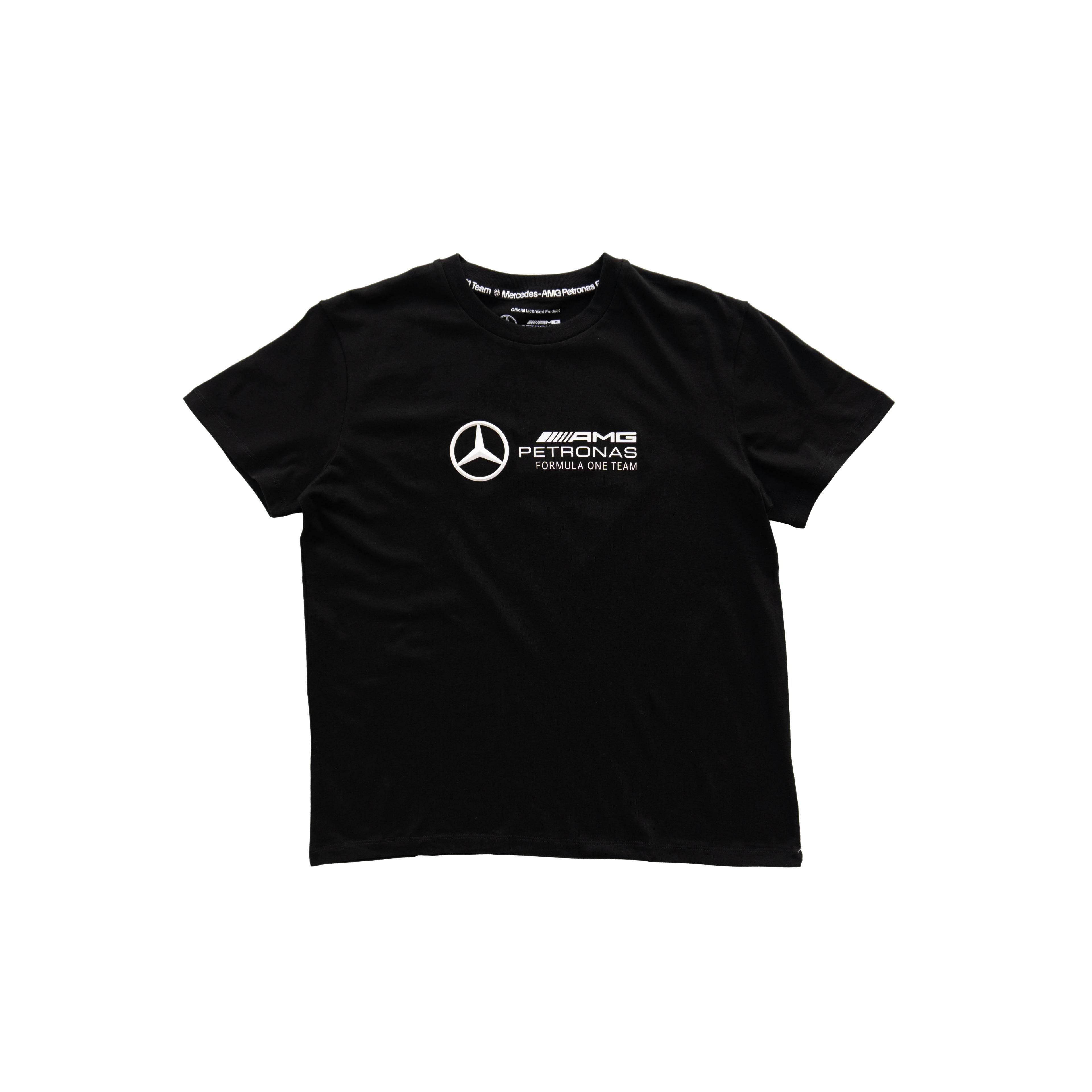 MERCEDES-AMG PETRONAS FORMULA ONE TEAM LOGO T-SHIRT – BLACK (W)