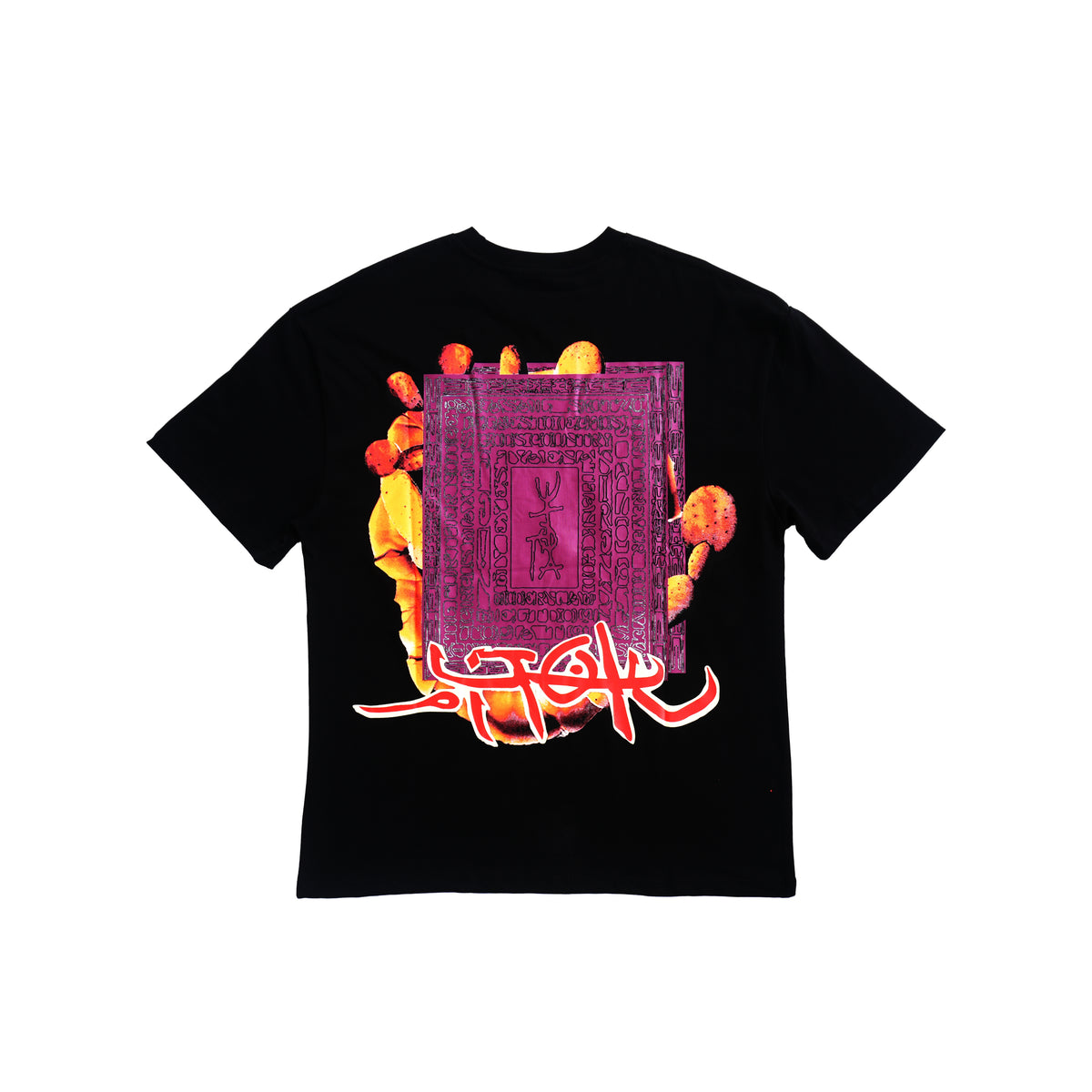 CACTUS JACK UTOPIA GRAPHIC T-SHIRT – BLACK