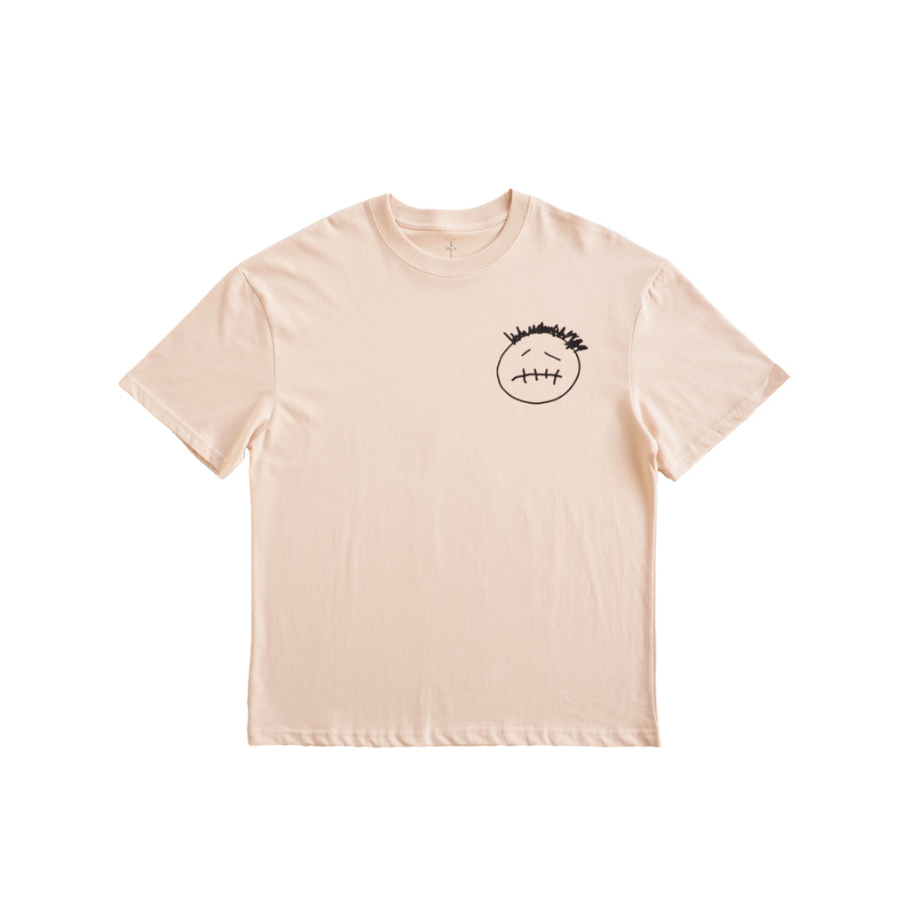 CACTUS JACK CACTUS FACE T-SHIRT – BEIGE