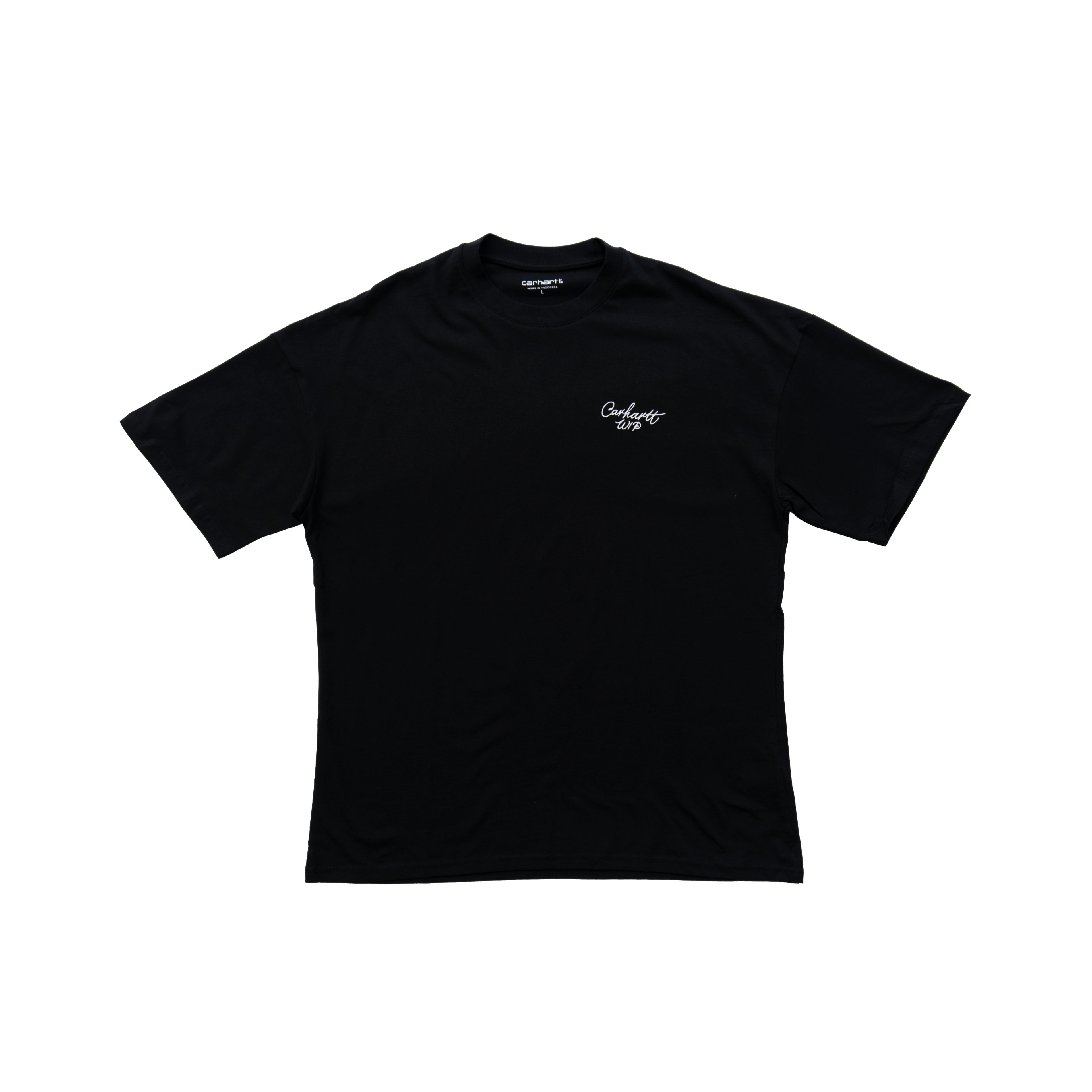 CARHARTT WIP SCRIPT LOGO T-SHIRT - BLACK
