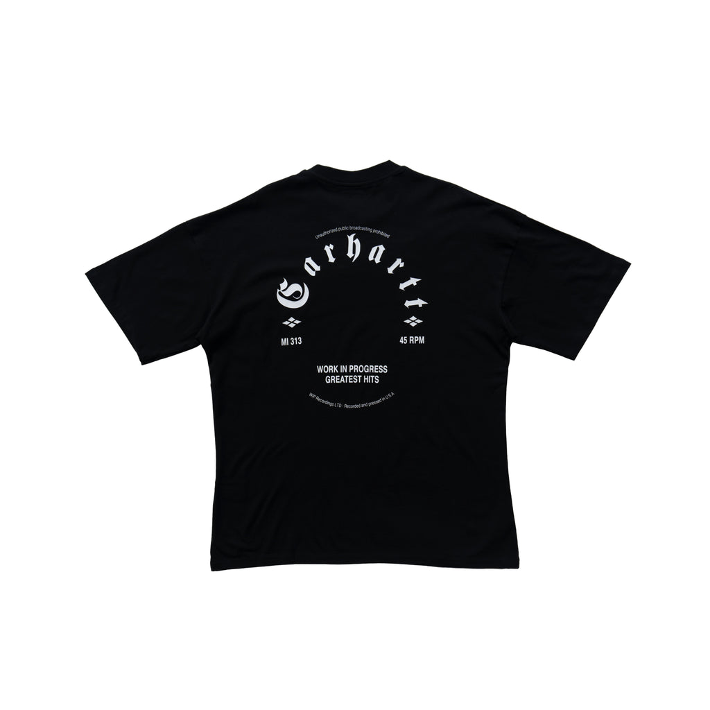 CARHARTT WIP GREATEST HITS GRAPHIC T-SHIRT - BLACK