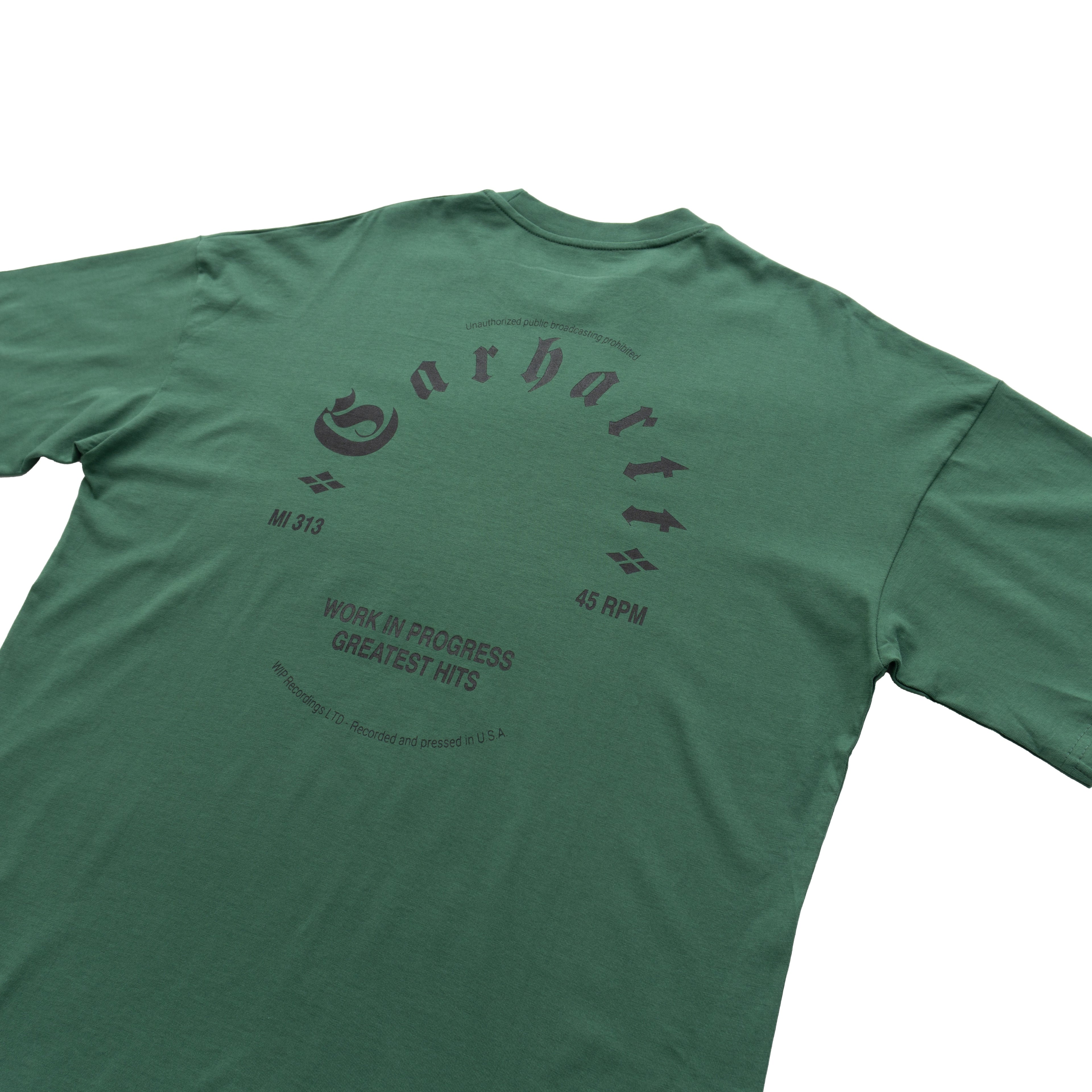 CARHARTT WIP GREATEST HITS GRAPHIC T-SHIRT - GREEN