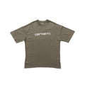 CARHARTT WIP ESSENTIAL LOGO T-SHIRT - DUSTY OLIVE