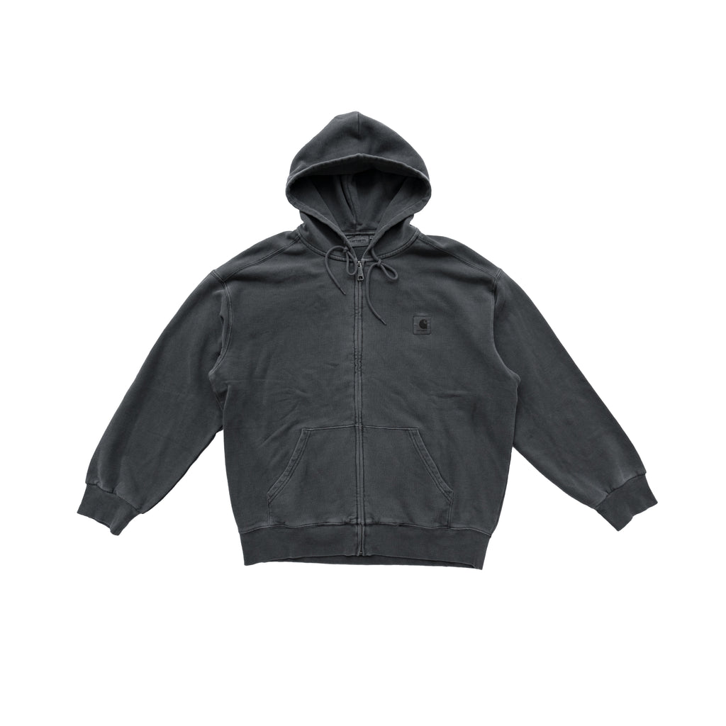 CARHARTT WIP WASHED ZIP HOODIE – CHARCOAL