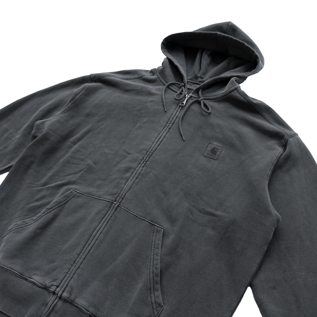 CARHARTT WIP WASHED ZIP HOODIE – CHARCOAL