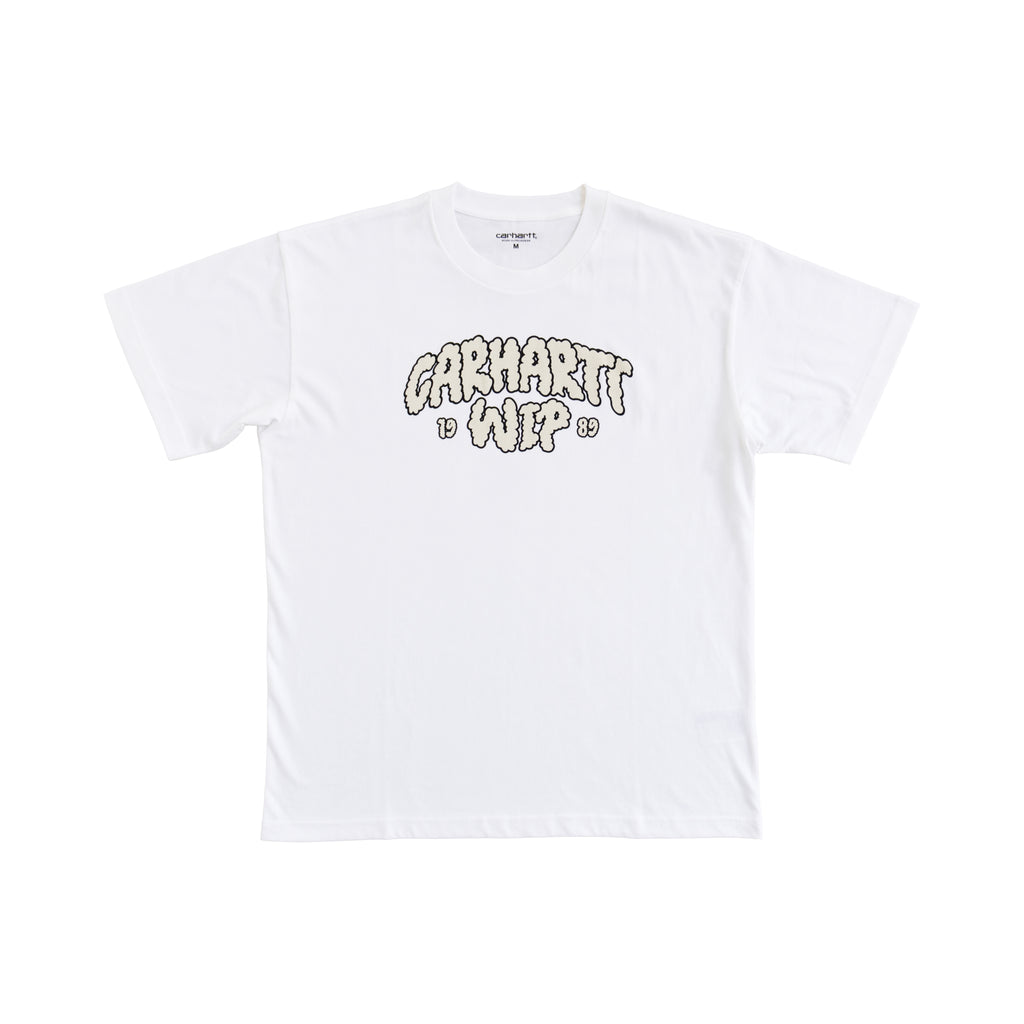 CARHARTT WIP CLOUD SCRIPT T-SHIRT - WHITE