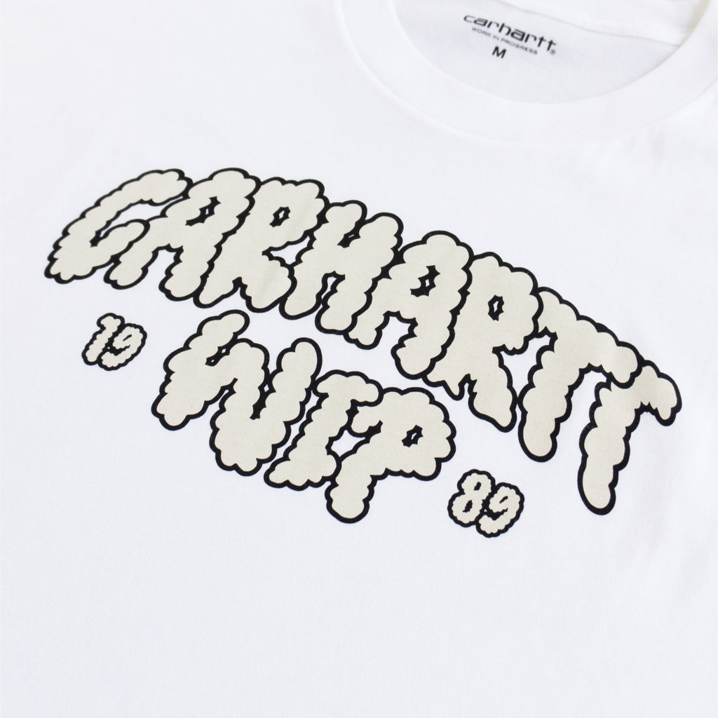 CARHARTT WIP CLOUD SCRIPT T-SHIRT - WHITE