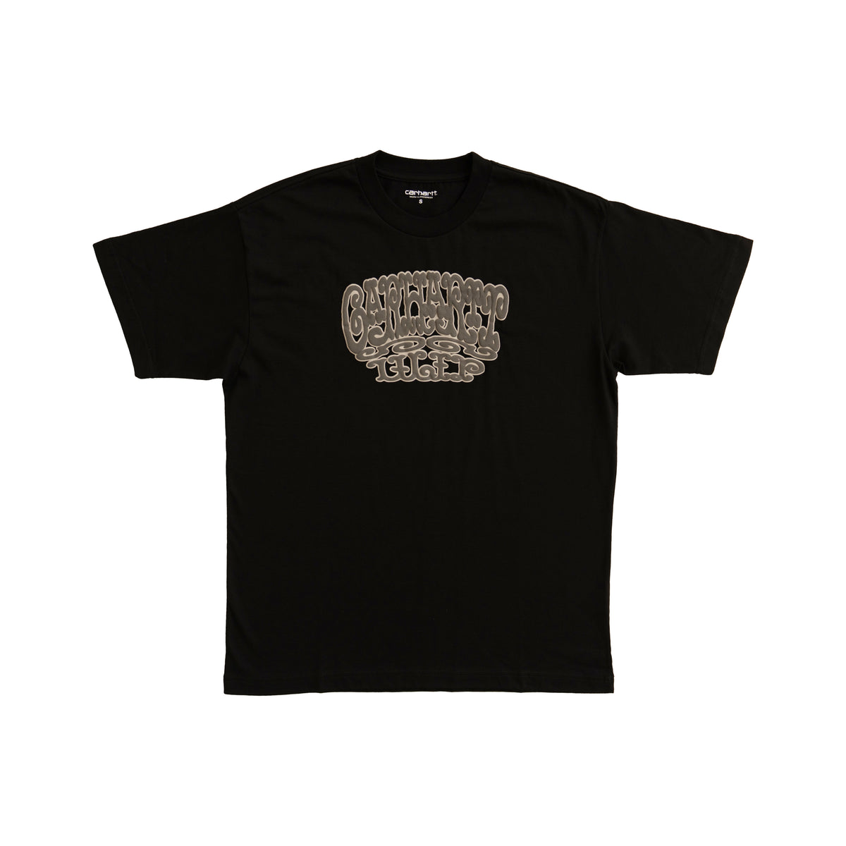 CARHARTT WIP PUFF LOGO T-SHIRT – BLACK