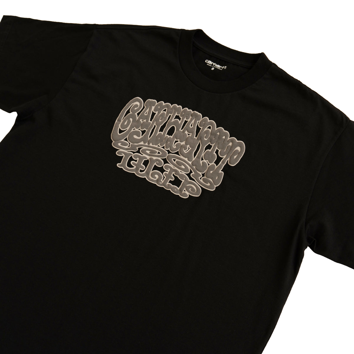 CARHARTT WIP PUFF LOGO T-SHIRT – BLACK