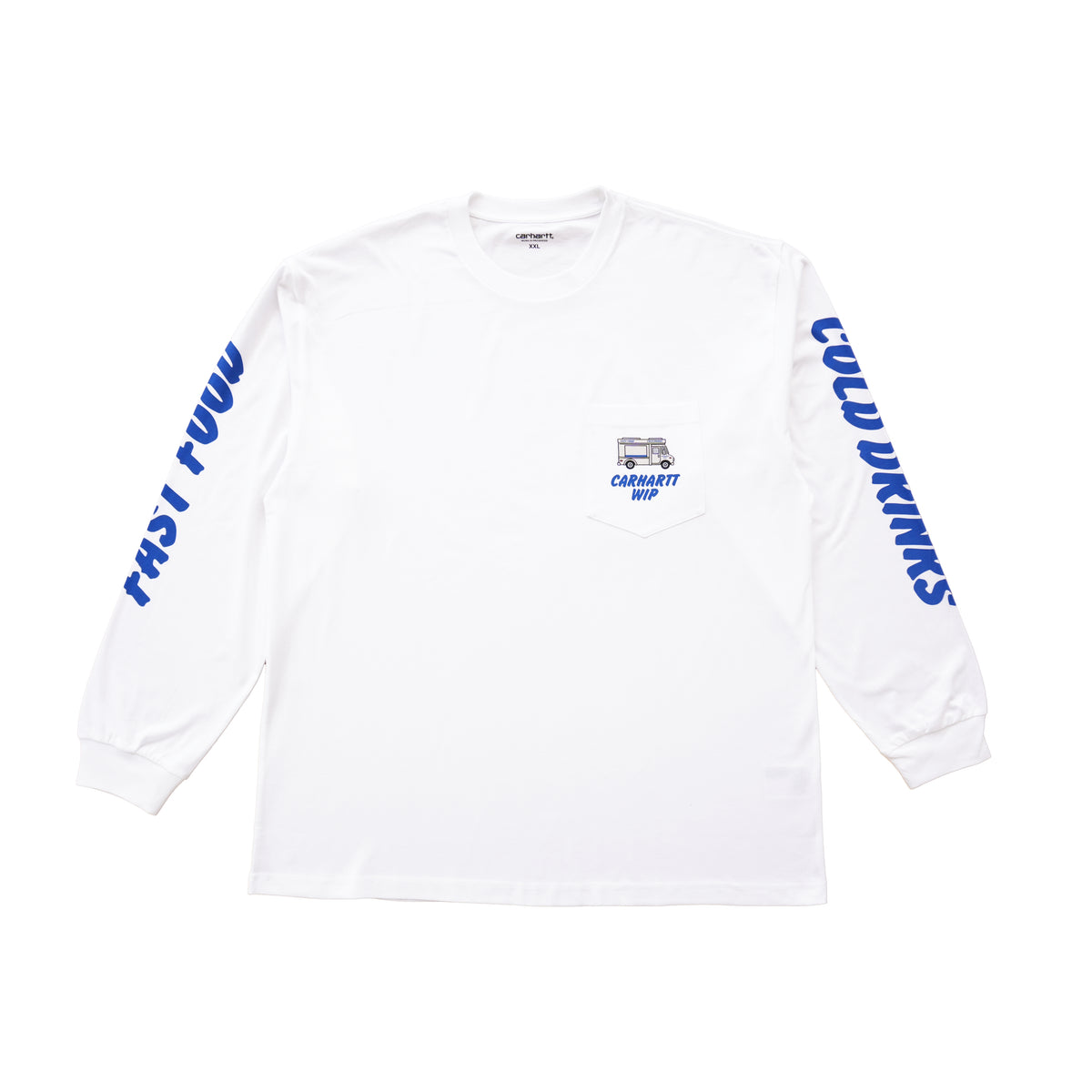 CARHARTT WIP FOOD TRUCK LONG SLEEVE T-SHIRT – WHITE