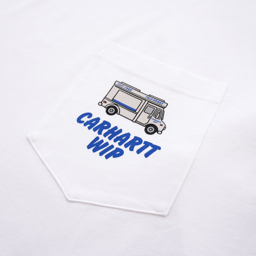 CARHARTT WIP FOOD TRUCK LONG SLEEVE T-SHIRT – WHITE