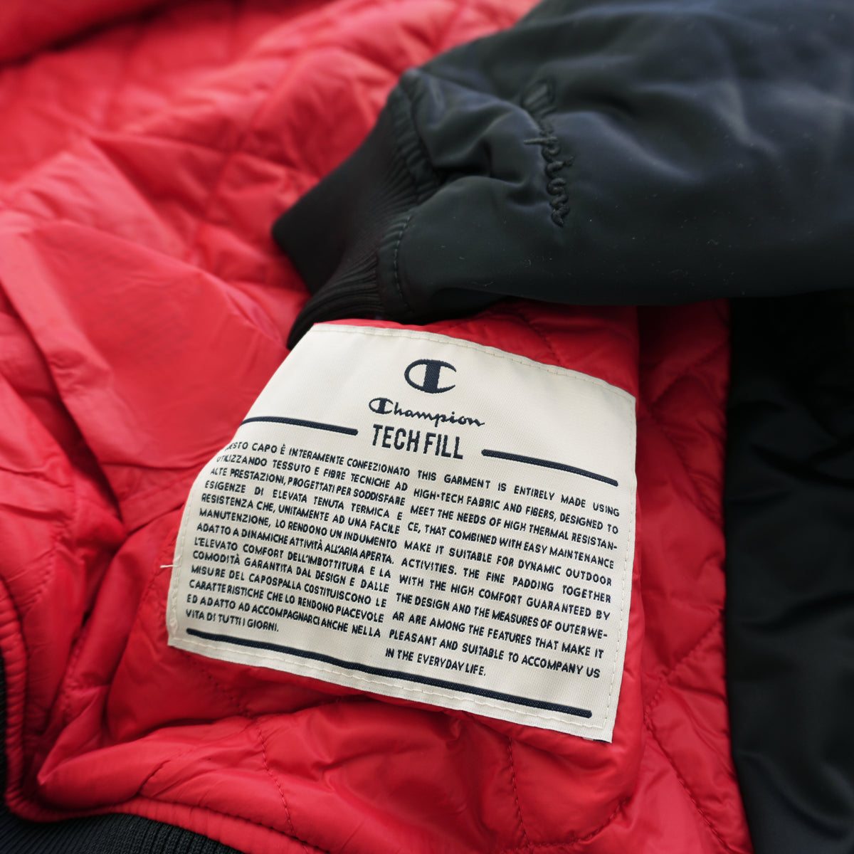 CHAMPION TECH FILL BOMBER JACKET – NAVY