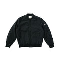 CHAMPION SCRIPT LOGO BOMBER JACKET – BLACK