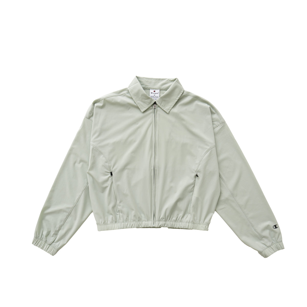 CHAMPION FULL-ZIP COLLARED JACKET – PALE SAGE