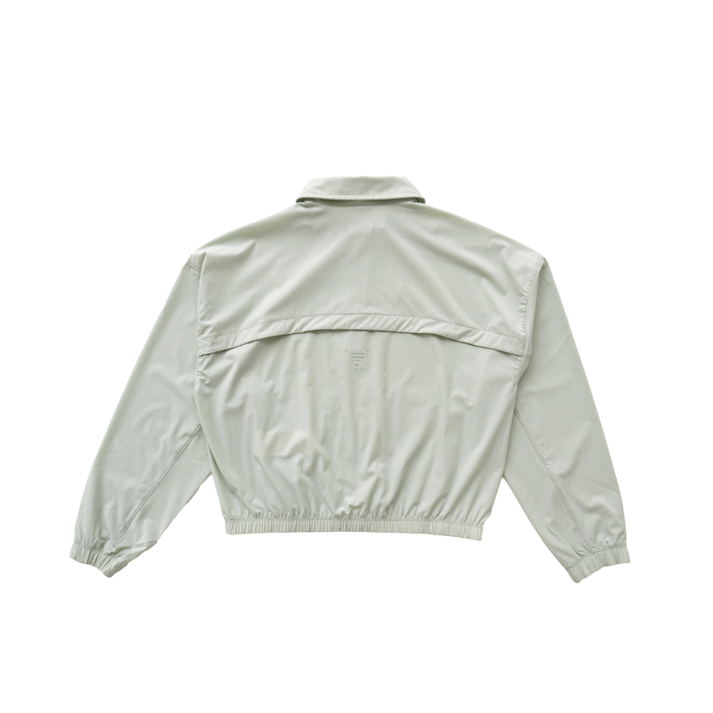 CHAMPION FULL-ZIP COLLARED JACKET – PALE SAGE