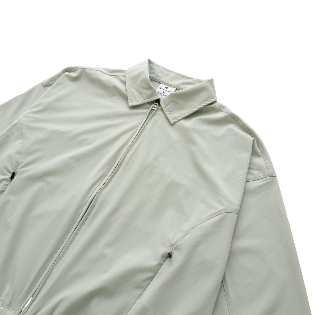 CHAMPION FULL-ZIP COLLARED JACKET – PALE SAGE