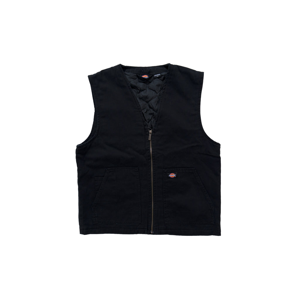 DICKIES DUCK CANVAS WORK VEST – BLACK