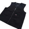 DICKIES DUCK CANVAS WORK VEST – BLACK