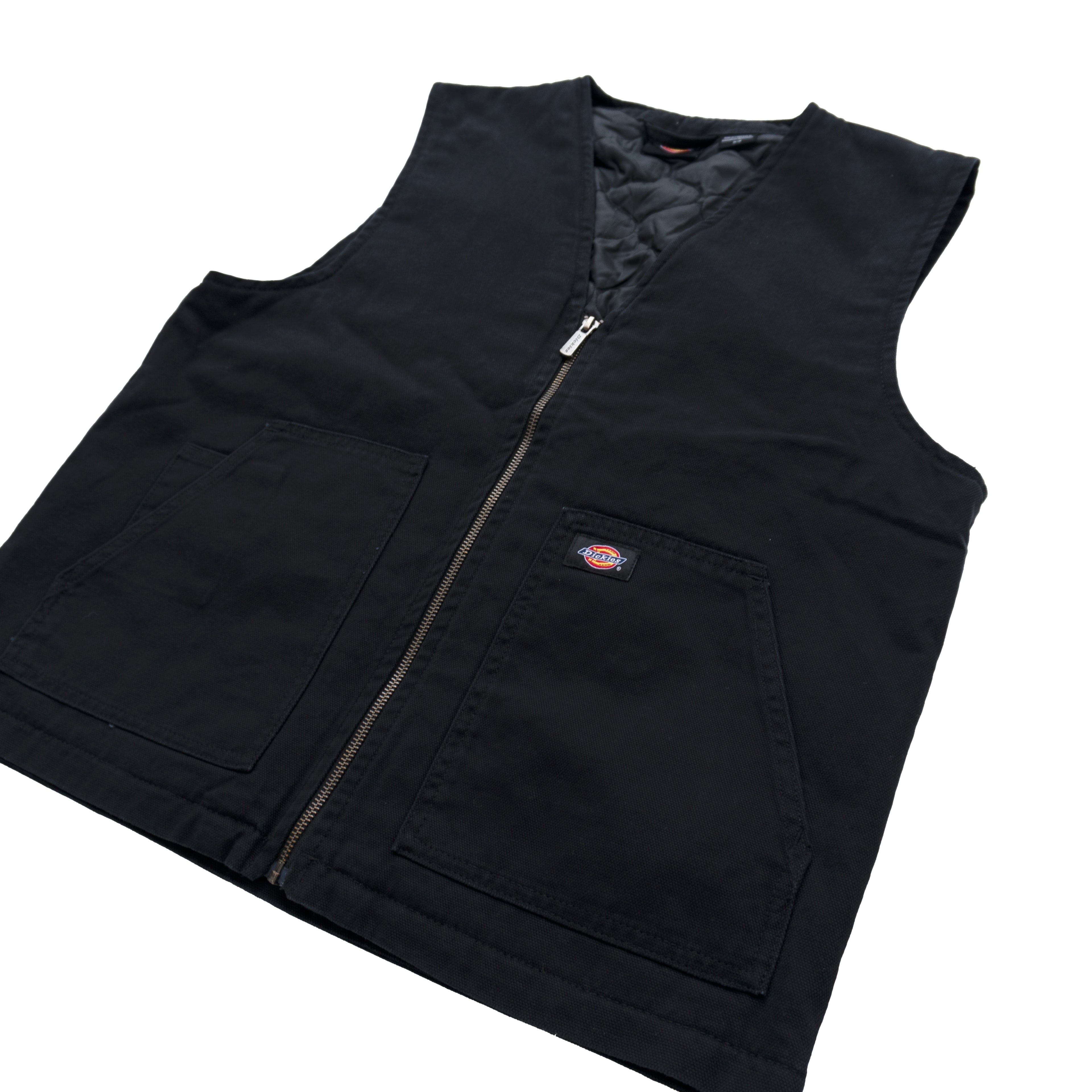 DICKIES DUCK CANVAS WORK VEST – BLACK