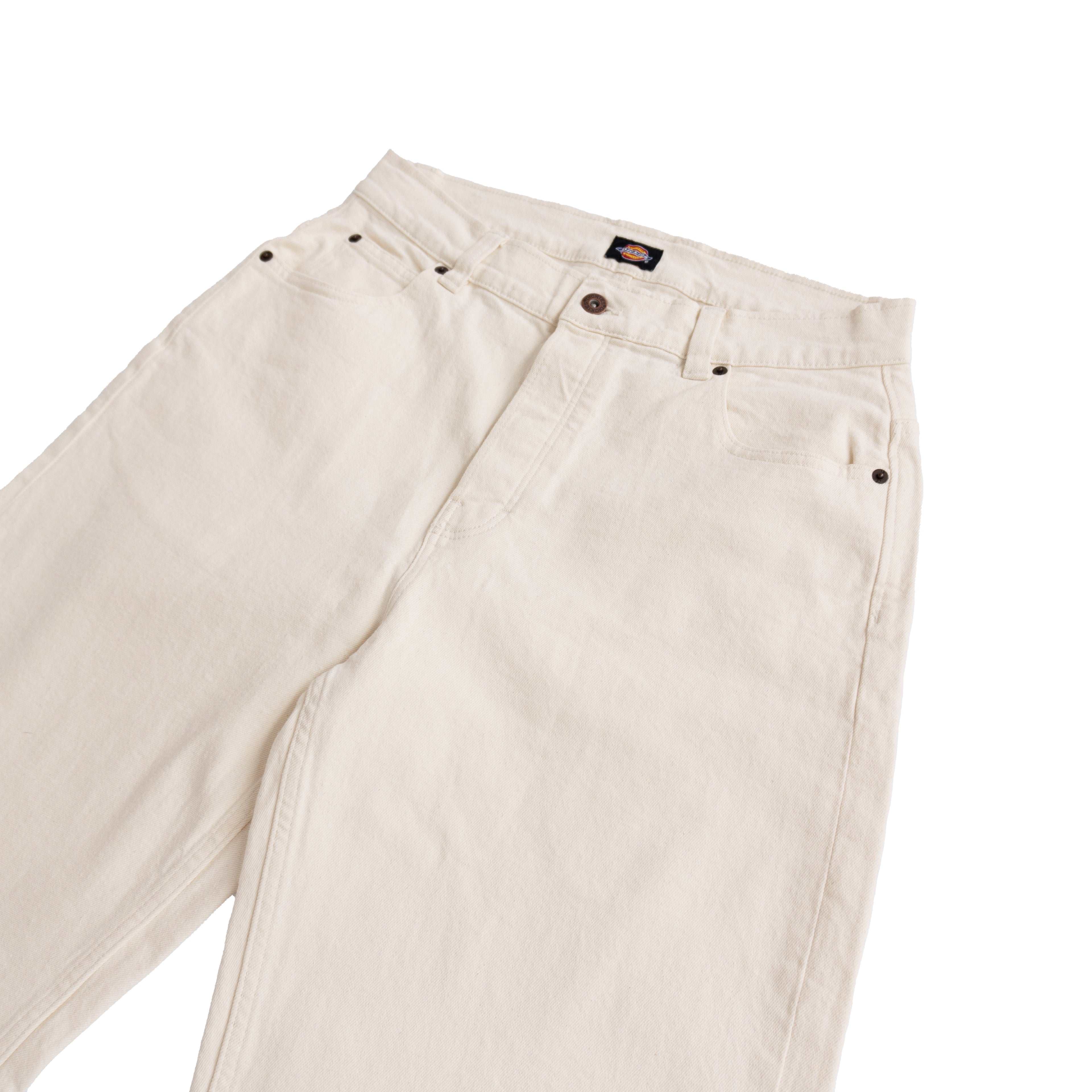 DICKIES WOMEN’S COTTON JEANS – WHITE (W)
