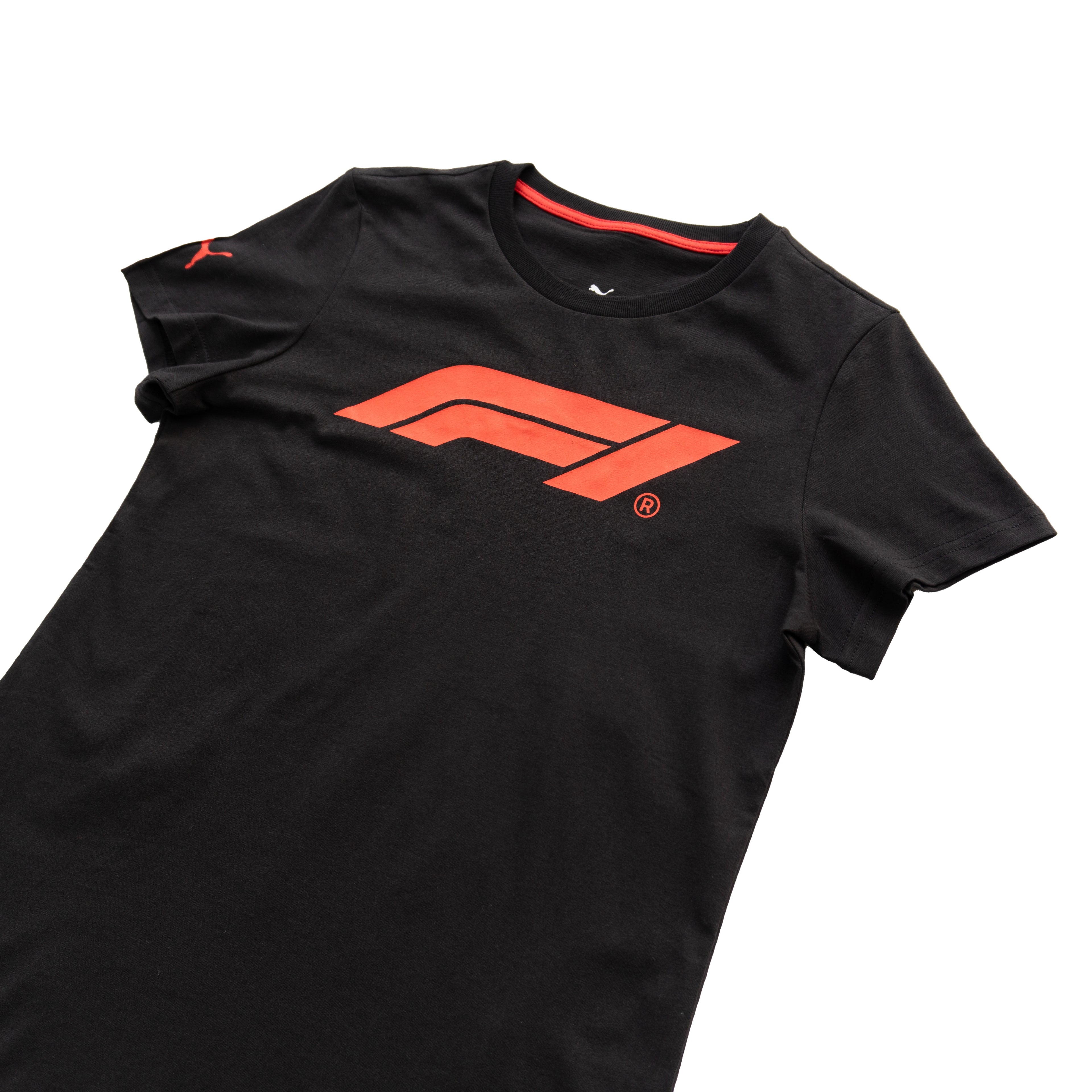 PUMA FORMULA 1 LOGO T-SHIRT – BLACK (W)