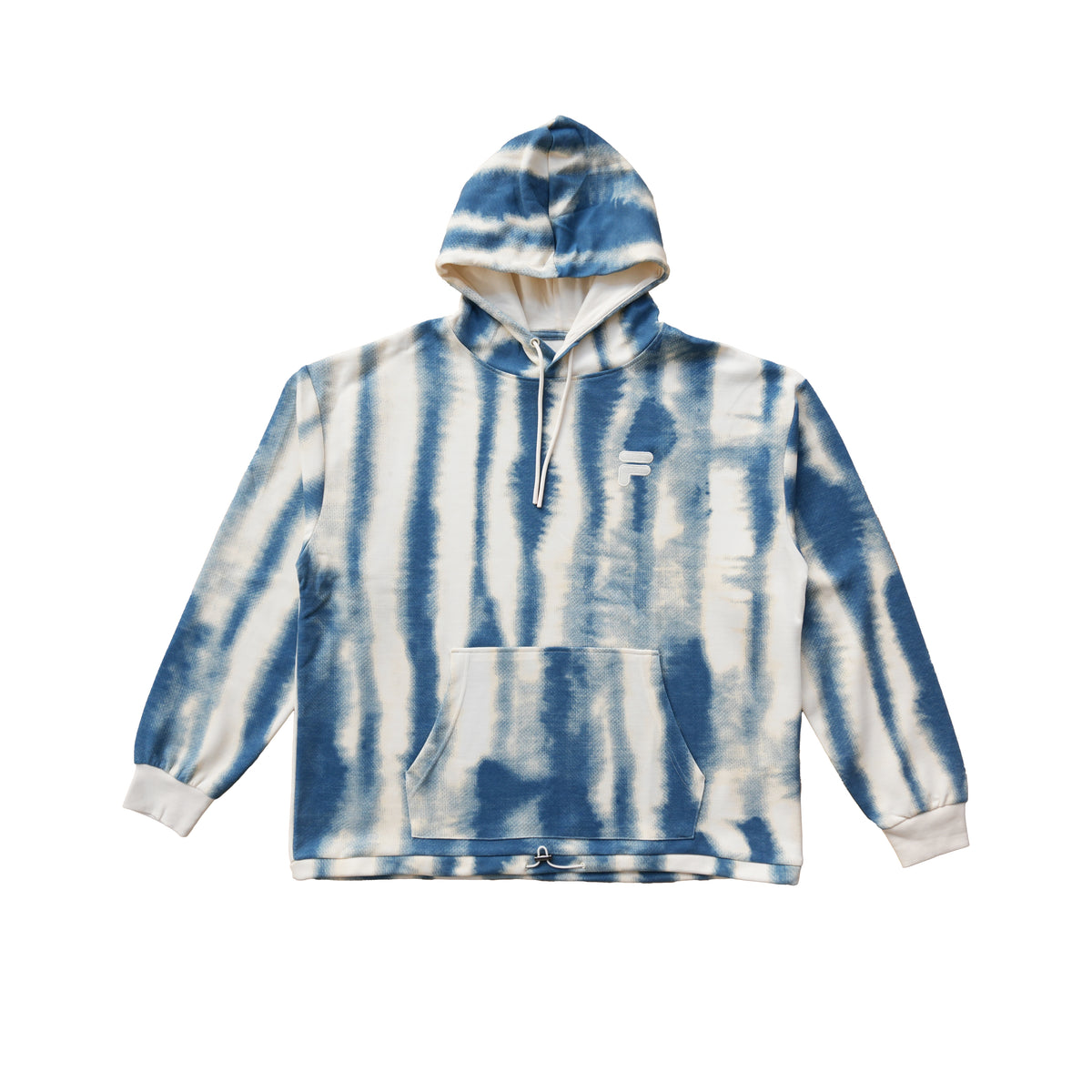 FILA TIE-DYE HOODIE – BLUE / WHITE