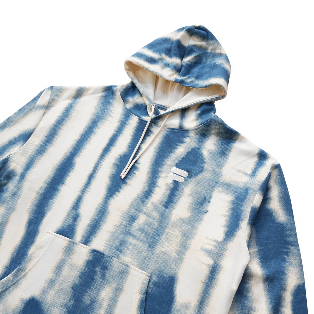 FILA TIE-DYE HOODIE – BLUE / WHITE