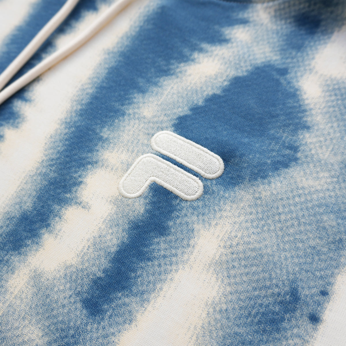FILA TIE-DYE HOODIE – BLUE / WHITE