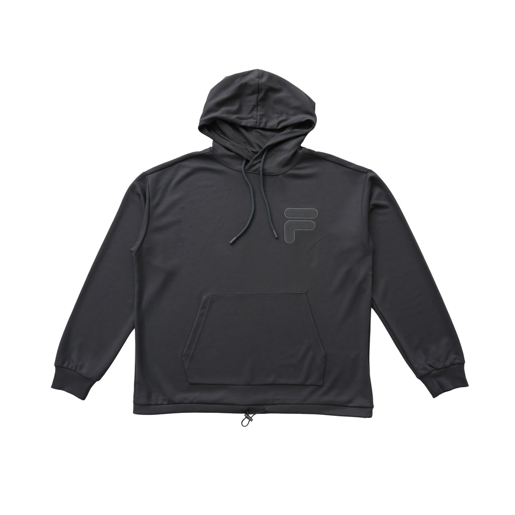 FILA TONAL LOGO HOODIE – DARK GREY