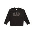 GAP ARCH LOGO CREWNECK SWEATSHIRT – BLACK