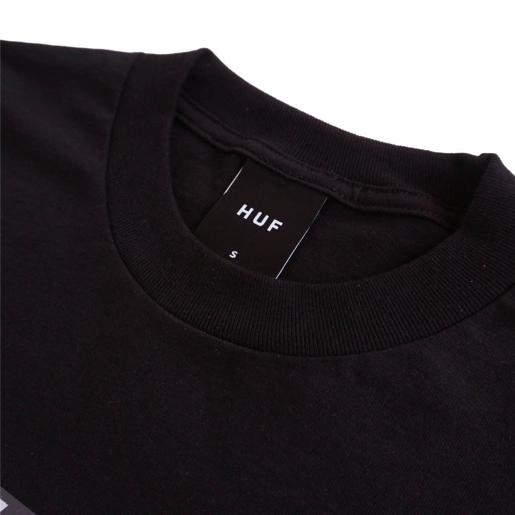 HUF BOX LOGO LONG SLEEVE T-SHIRT – BLACK