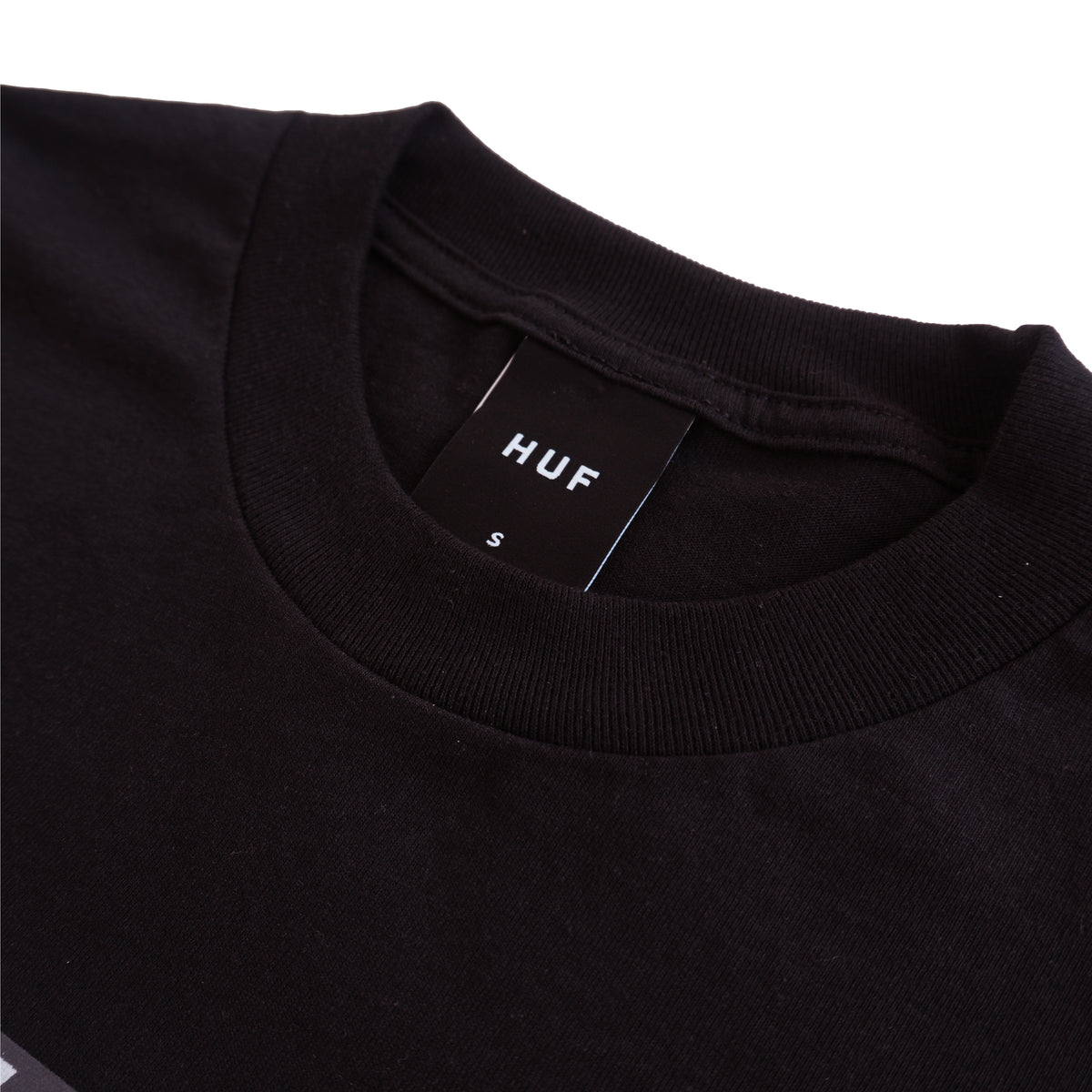 HUF BOX LOGO LONG SLEEVE T-SHIRT – BLACK
