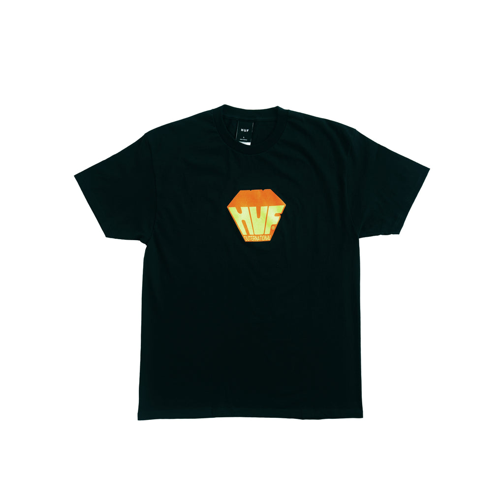 HUF BIG BLOCK T-SHIRT – BLACK