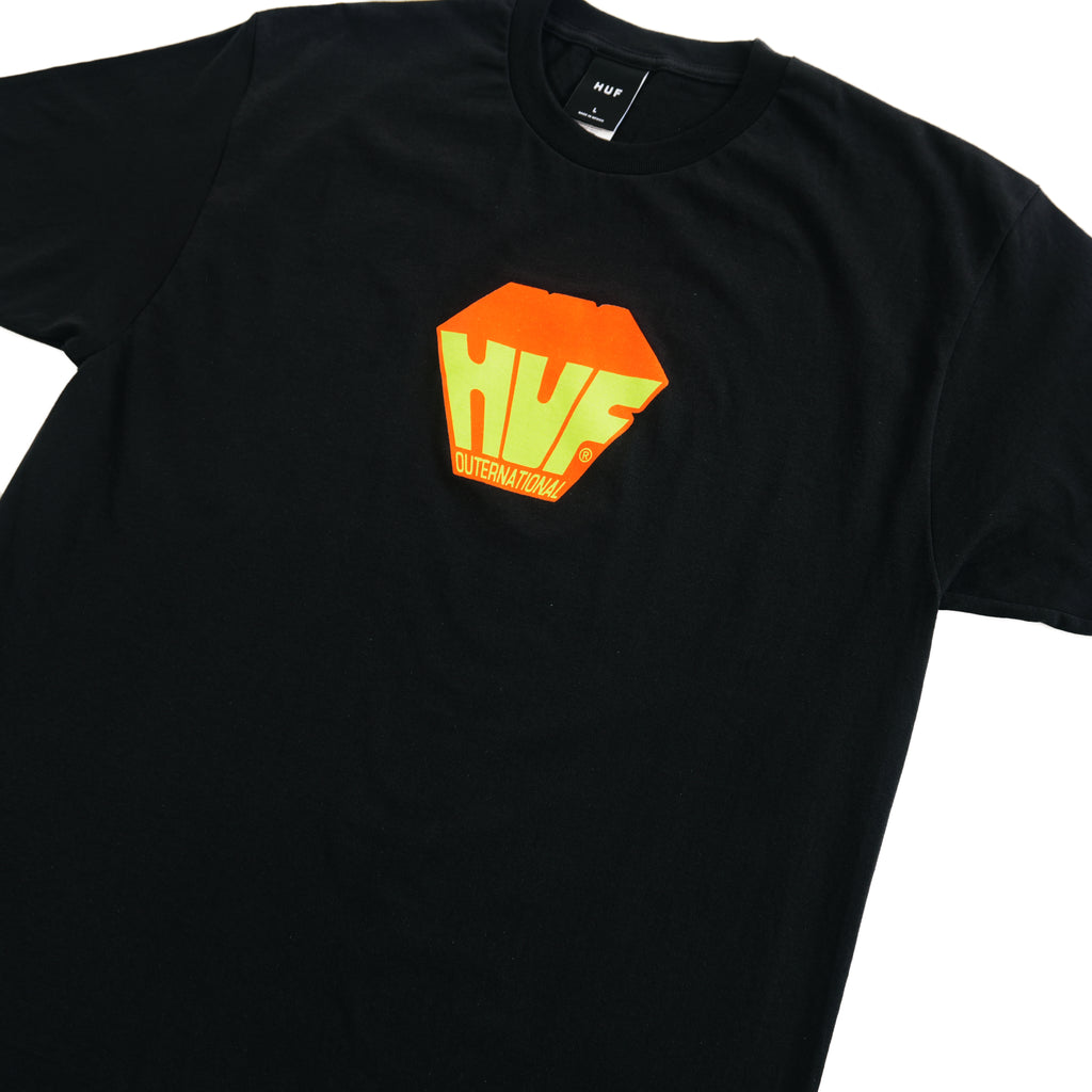 HUF BIG BLOCK T-SHIRT – BLACK