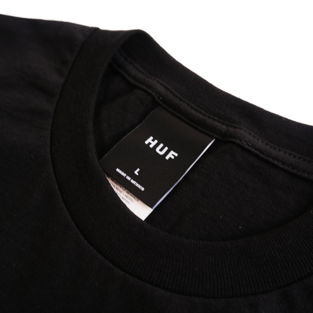 HUF BIG BLOCK T-SHIRT – BLACK