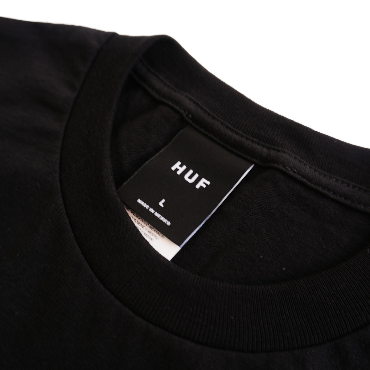 HUF BIG BLOCK T-SHIRT – BLACK