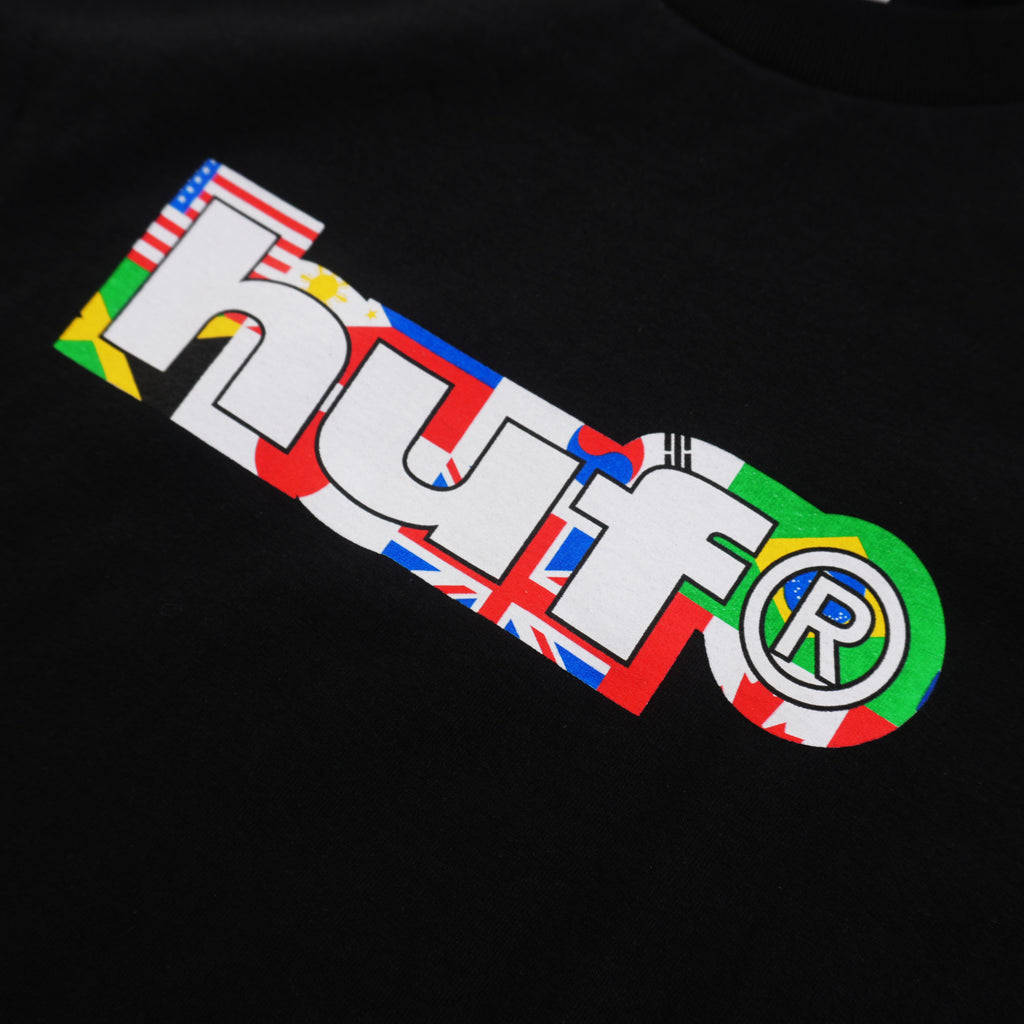 HUF X DISNEY FLAGS T-SHIRT – BLACK