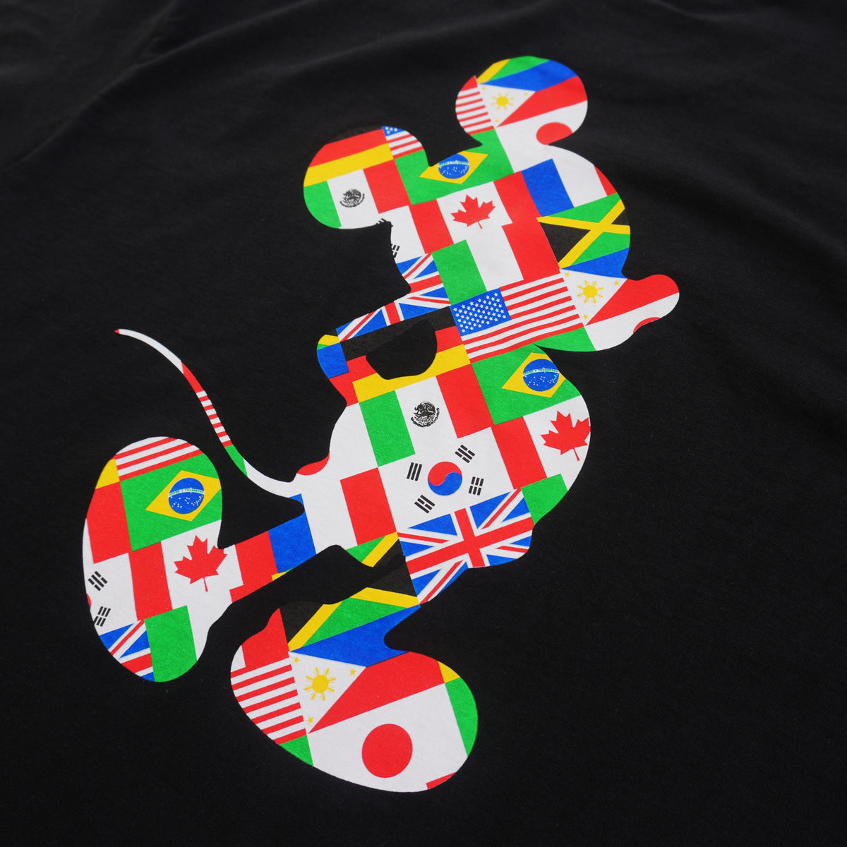 HUF X DISNEY FLAGS T-SHIRT – BLACK