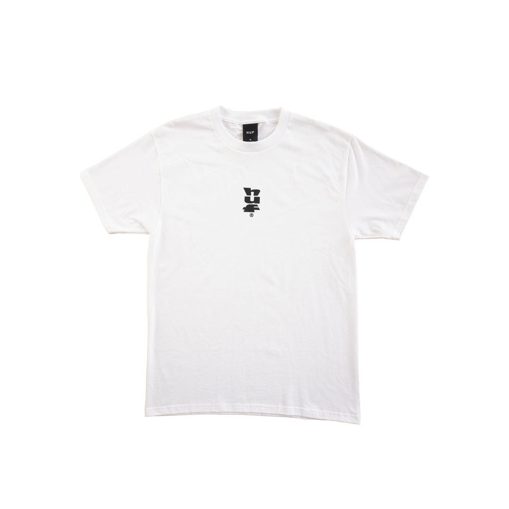 HUF STACK LOGO TEE – WHITE