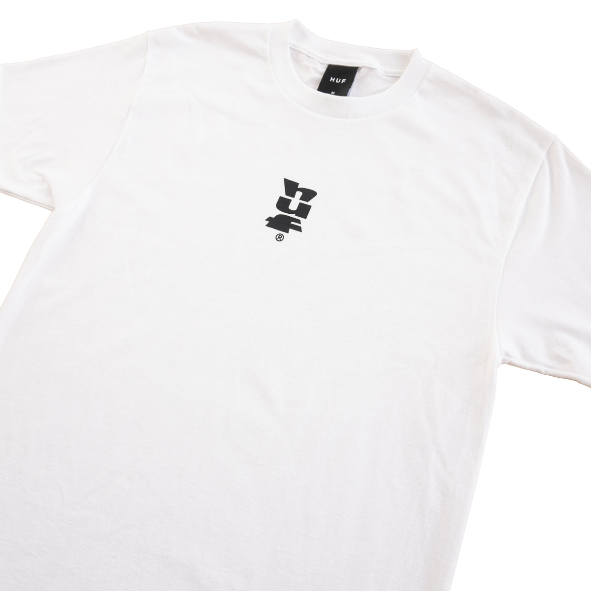 HUF STACK LOGO TEE – WHITE