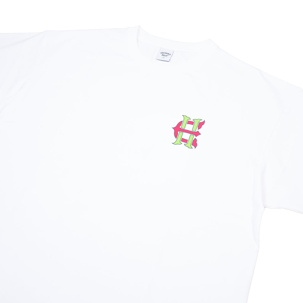 EVISEN × HUF GRAPHIC T-SHIRT – WIT
