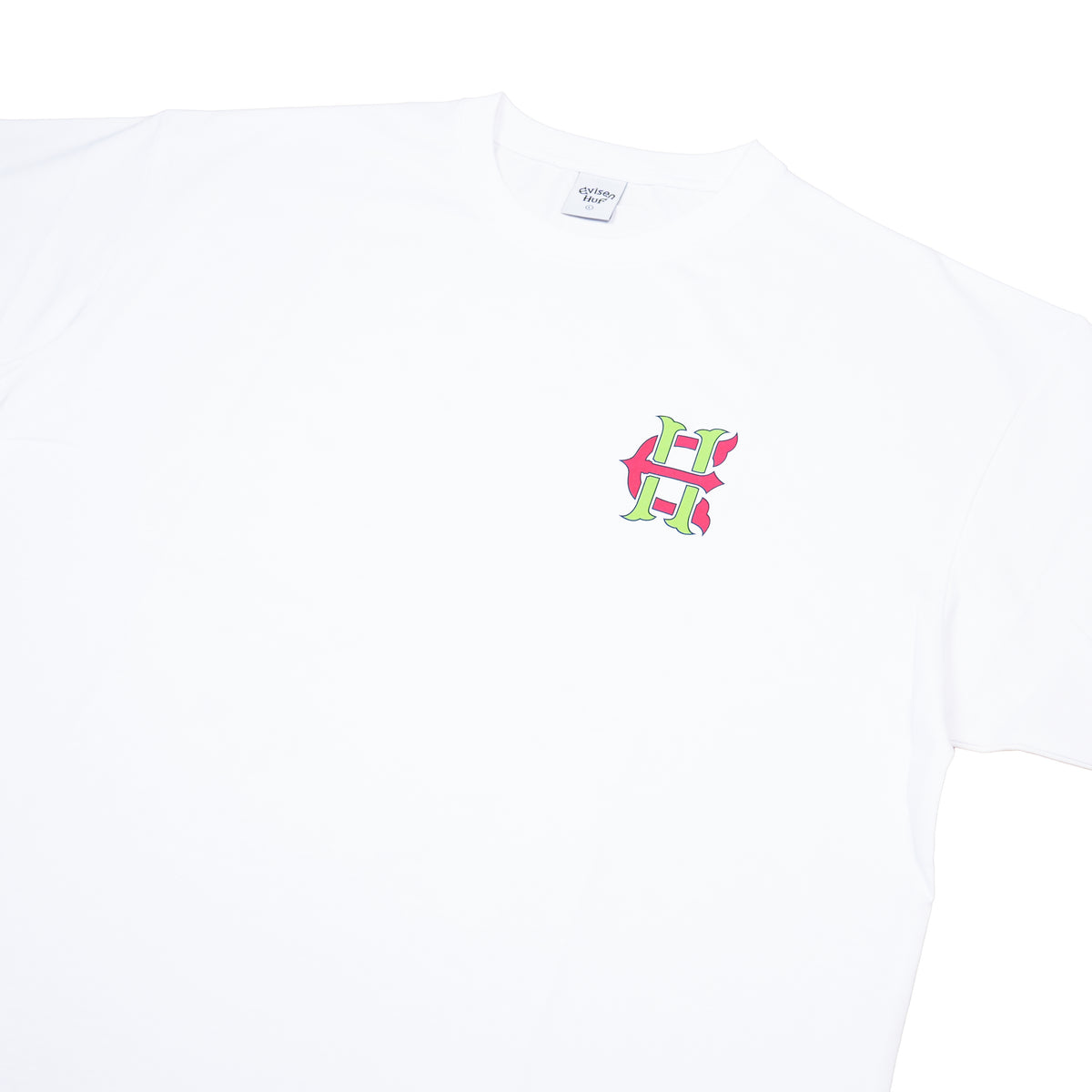 EVISEN × HUF GRAPHIC T-SHIRT – WIT