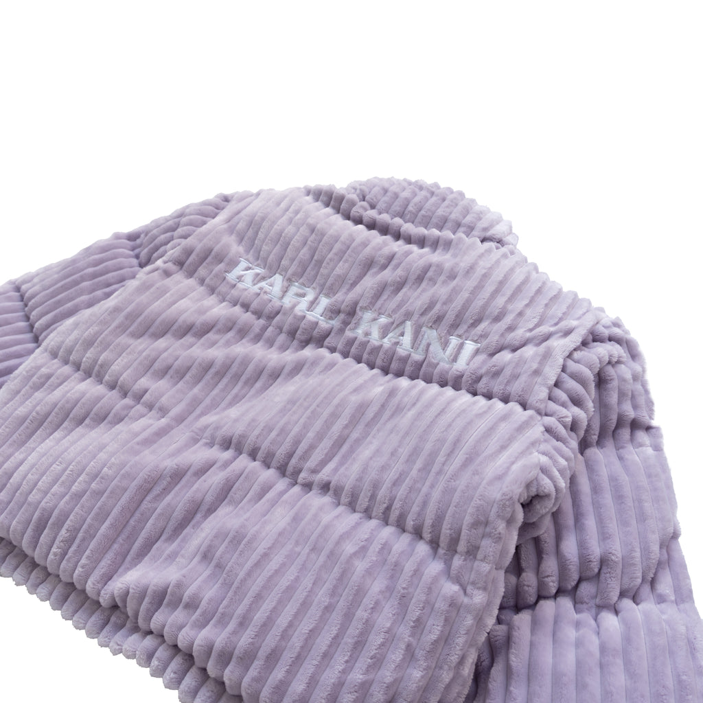 KARL KANI CORDUROY PUFFER JACKET – LILAC (W)